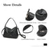 Puzzle Crossbody Bag - Black